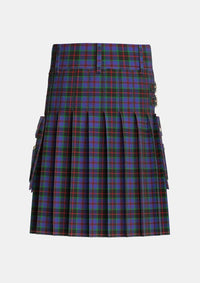 Utility_Sandberg_Tartan_6860_kilt_back_image_with_pleated_design_and_adjustable_buckles_for_men