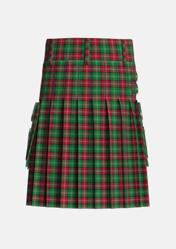 Utility_Sawyer_Tartan_2162_kilt_back_image_with_pleated_design_and_adjustable_buckles_for_men