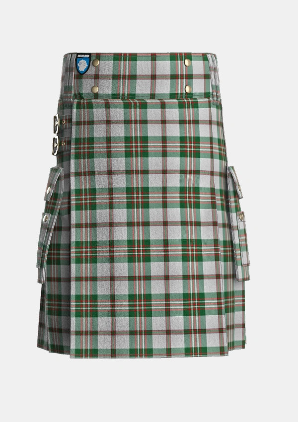 Utility_Scott_Dress_2_Tartan_1007_kilt_front_image_with_pleated_design_and_adjustable_buckles_for_men