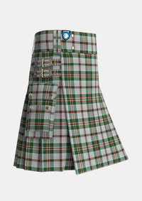 Utility_Scott_Dress_2_Tartan_1007_kilt_side_image_with_pleated_design_and_adjustable_buckles_for_men