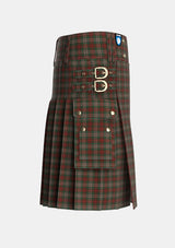Utility_Scott_Hunting_Tartan_1546_kilt_right_image_with_pleated_design_and_adjustable_buckles_for_men