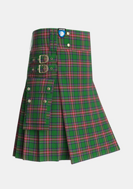 Utility_Seller_Personal_Tartan_771_kilt_side_image_with_pleated_design_and_adjustable_buckles_for_men