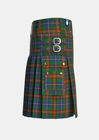 Utility_Sikh_tartan_2654_kilt_right_image_with_pleated_design_and_adjustable_buckles_for_men