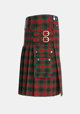 Utility_Skene_of_Cromar_Tartan_535_kilt_right_image_with_pleated_design_and_adjustable_buckles_for_men