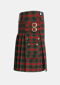 Utility_Skene_of_Cromar_Tartan_535_kilt_right_image_with_pleated_design_and_adjustable_buckles_for_men