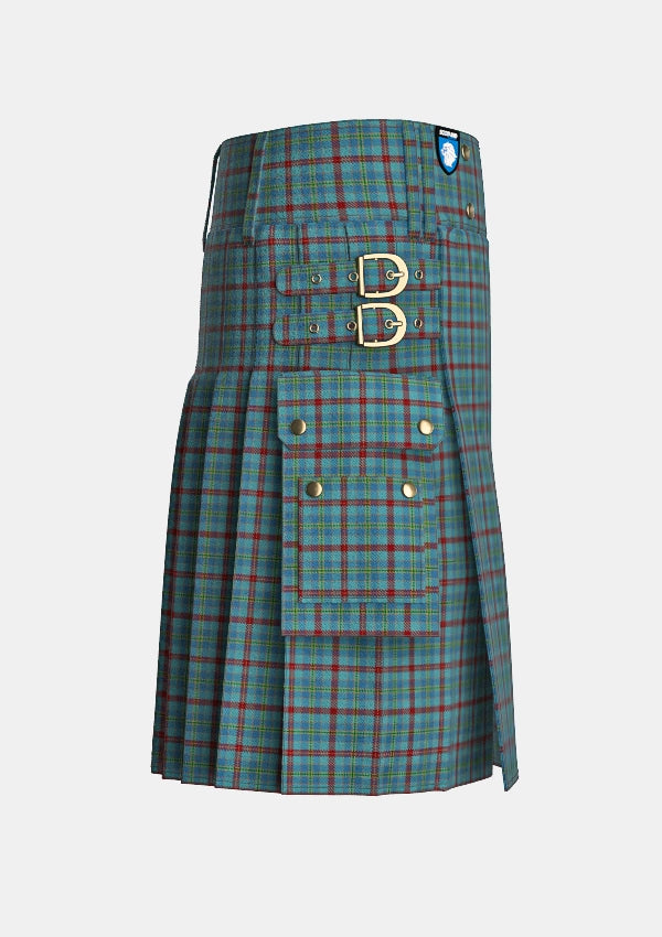 Utility_Slater_Ashleigh_Bullock_Helen_Tartan_14227_kilt_right_image_with_pleated_design_and_adjustable_buckles_for_men