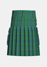 Utility_Snodgrass_Tartan_1216_kilt_back_image_with_pleated_design_and_adjustable_buckles_for_men