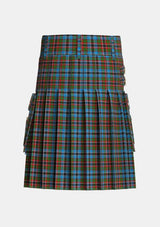 Utility_Soutar_Souter_Tartan_3976_kilt_back_image_with_pleated_design_and_adjustable_buckles_for_men
