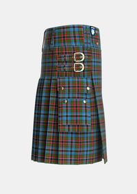 Utility_Soutar_Souter_Tartan_3976_kilt_right_image_with_pleated_design_and_adjustable_buckles_for_men