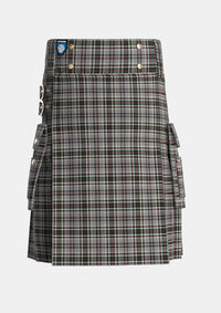 Utility_Southwick_Tartan_2642_kilt_front_image_with_pleated_design_and_adjustable_buckles_for_men