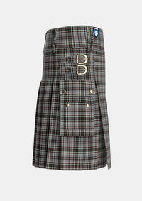 Utility_Southwick_Tartan_2642_kilt_right_image_with_pleated_design_and_adjustable_buckles_for_men