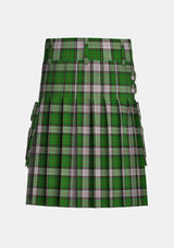 Utility_Spanish_Shirt_Tartan_4399_kilt_back_image_with_pleated_design_and_adjustable_buckles_for_men