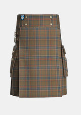 Utility_Spencer_Tartan_5315_kilt_front_image_with_pleated_design_and_adjustable_buckles_for_men