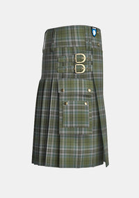 Utility_Spirit_of_Loch_Ness_tartan_13611_kilt_right_image_with_pleated_design_and_adjustable_buckles_for_men