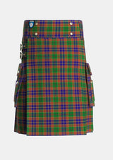 Utility_Stevenson_Personal_Tartan_1558_kilt_front_image_with_pleated_design_and_adjustable_buckles_for_men