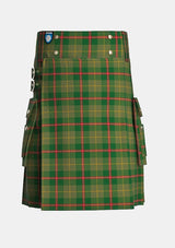 Utility_Symington_Tartan_7178_kilt_front_image_with_pleated_design_and_adjustable_buckles_for_men