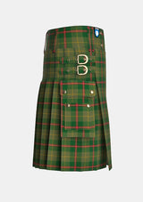 Utility_Symington_Tartan_7178_kilt_right_image_with_pleated_design_and_adjustable_buckles_for_men
