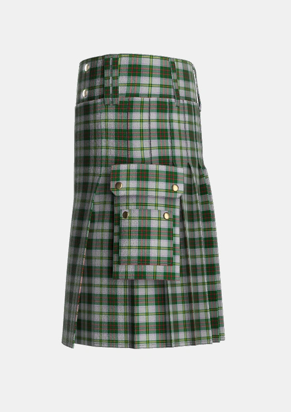 Utility_Taylor_Dress_2_Tartan_823_kilt_left_image_with_pleated_design_and_adjustable_buckles_for_men