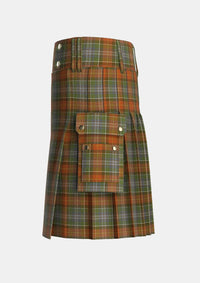 Utility_Teallach_Personal_Tartan_832_kilt_left_image_with_pleated_design_and_adjustable_buckles_for_men