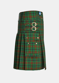 Utility_Tennant_tartan_1110_kilt_right_image_with_pleated_design_and_adjustable_buckles_for_men