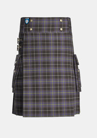 Utility_Teylu_Coleman_Tartan_10792_kilt_front_image_with_pleated_design_and_adjustable_buckles_for_men