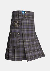 Utility_Teylu_Coleman_Tartan_10792_kilt_side_image_with_pleated_design_and_adjustable_buckles_for_men