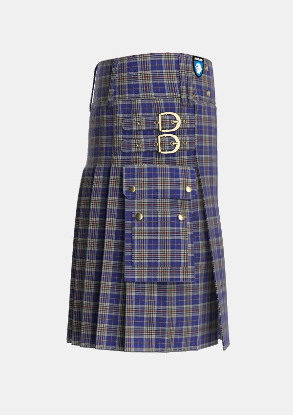Utility_Thompson_Variant_Tartan_1624_kilt_right_image_with_pleated_design_and_adjustable_buckles_for_men