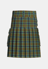 Utility_Thomson_Personal_Tartan_231_kilt_back_image_with_pleated_design_and_adjustable_buckles_for_men