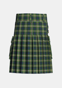Utility_Todd_2_Tartan_5107_kilt_back_image_with_pleated_design_and_adjustable_buckles_for_men