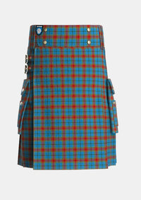 Utility_Traill_Personal_Tartan_3093_kilt_front_image_with_pleated_design_and_adjustable_buckles_for_men