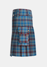 Utility_Trillard_Personal_Tartan_6235_kilt_left_image_with_pleated_design_and_adjustable_buckles_for_men