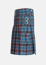 Utility_Trillard_Personal_Tartan_6235_kilt_right_image_with_pleated_design_and_adjustable_buckles_for_men