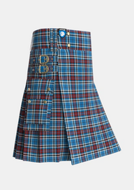 Utility_Trillard_Personal_Tartan_6235_kilt_side_image_with_pleated_design_and_adjustable_buckles_for_men