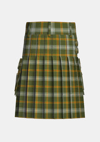 Utility_Tully_Andrew_Michael_Family_Tartan_13367_kilt_back_image_with_pleated_design_and_adjustable_buckles_for_men