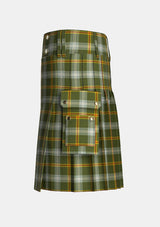 Utility_Tully_Andrew_Michael_Family_Tartan_13367_kilt_left_image_with_pleated_design_and_adjustable_buckles_for_men