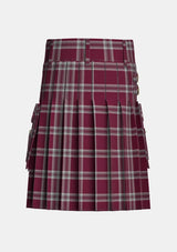 Utility_Tynecastle_Park_tartan_11960_kilt_back_image_with_pleated_design_and_adjustable_buckles_for_men