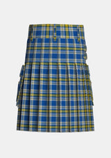 Utility_Ukraine_Forever_Tartan_13468_kilt_back_image_with_pleated_design_and_adjustable_buckles_for_men