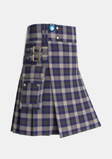 Utility_Unidentified_Gordon_variant_Tartan_1730_kilt_side_image_with_pleated_design_and_adjustable_buckles_for_men