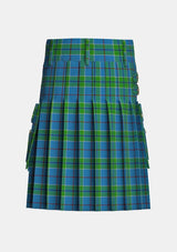 Utility_Vance_Tartan_2208_kilt_back_image_with_pleated_design_and_adjustable_buckles_for_men