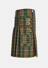Utility_Vaughan_Tartan_6168_kilt_right_image_with_pleated_design_and_adjustable_buckles_for_men