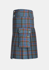 Utility_Vivienne_Westwood_tartan_7489_kilt_left_image_with_pleated_design_and_adjustable_buckles_for_men