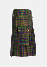 Utility_Vosko_Tartan_373_kilt_left_image_with_pleated_design_and_adjustable_buckles_for_men