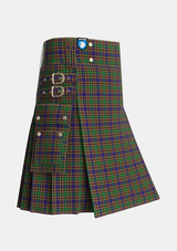 Utility_Vosko_Tartan_373_kilt_side_image_with_pleated_design_and_adjustable_buckles_for_men