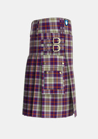 Utility_Walker_Dress_Personal_Tartan_2070_kilt_right_image_with_pleated_design_and_adjustable_buckles_for_men