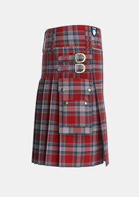 Utility_Warden_Tartan_7294_kilt_right_image_with_pleated_design_and_adjustable_buckles_for_men