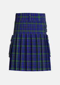 Utility_Weir_2_Tartan_4254_kilt_back_image_with_pleated_design_and_adjustable_buckles_for_men