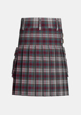 Utility_Whitehead_E_Tartan_14406_kilt_back_image_with_pleated_design_and_adjustable_buckles_for_men