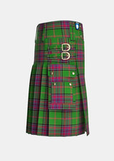 Utility_Whyte_John_Family_Tartan_14359_kilt_right_image_with_pleated_design_and_adjustable_buckles_for_men