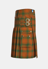 Utility_Wolfe_tartan_4096_kilt_right_image_with_pleated_design_and_adjustable_buckles_for_men
