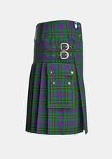 Utility_Wood_Tartan_6630_kilt_right_image_with_pleated_design_and_adjustable_buckles_for_men